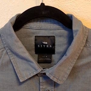 Men's Large Sitka Ambary Long Sleeve Button Up Shirt